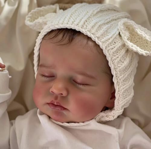 Zero pam Reborn Baby Vollsilikon Lebensecht Junge Augen Zu 50 cm, Realistische Anatomisch Korrekte Ganzkörper Vinyl Toddler Baby Puppen Implantiertes Haar mit Kleidung für Kinder Ab 3 Jahren Zero pam Reborn Baby Vollsilikon Lebensecht Junge Augen Zu 50 cm, Realistische Anatomisch Korrekte Ganzkörper Vinyl Toddler Baby Puppen Implantiertes Haar mit Kleidung für Kinder Ab 3 Jahren von Zero pam
