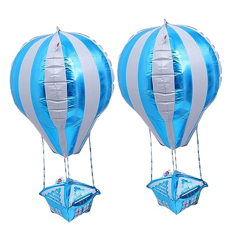 4 Stück Ballon wohnungsdeko wohnraumdeko balongas balloons fotohintergrund heiß hängen Heißfolienverzierungen heiße Luft aufblasbares Spielzeug Kalibrator de Ebene Aluminiumfolie Zerodeko von Zerodeko