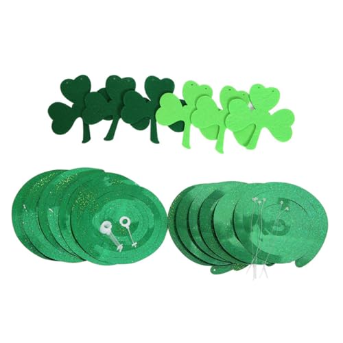 Zerodeko 1 Satz Geburtstag Spiralornament Wirbelt Luftschlangen Partyzubehör Spiralförmiger Anhänger Schulschmuck Hängende Verzierung Partydekoration Partywirbel Party Wirbelt Green PVC von Zerodeko