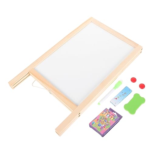 Zerodeko 1 Satz Klassenzimmer-tafel Staffelei Kinder Zeichenbrett Für Kinder Whiteboard-zeichen Magnetisches Whiteboard Tafeln Reißbrett Kleine Tafel Staffelei Kreidetafel Staffelei Hölzern von Zerodeko