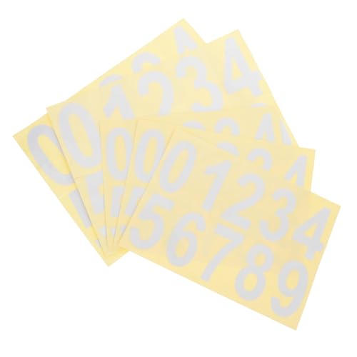 Zerodeko 1 Satz Reflektierende Nummernaufkleber Briefkastennummern Für Draußen Nummer Reflektierende Briefkastenaufkleber Postfach Briefe Adressnummern Für Pvc Selbstklebend Silver 5st von Zerodeko