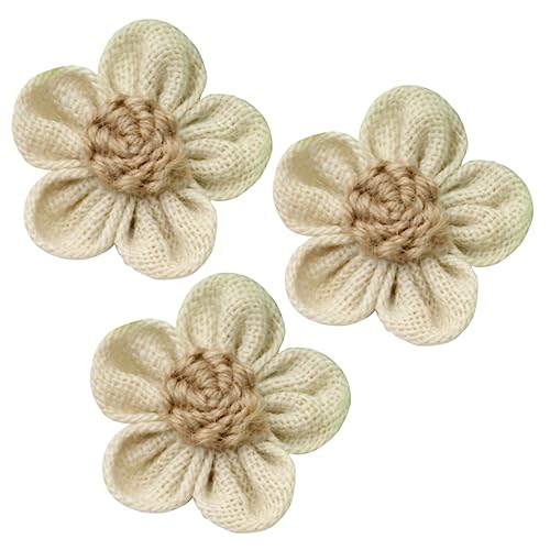 Zerodeko 12st Rustikales Band Blumendekor Ornament Geschenkbänder Vintage Rustikale Rosenblüten Haarschmuck Mit Blumen Zum Selbermachen Jute-Stoff Schleife Die Blumen von Zerodeko