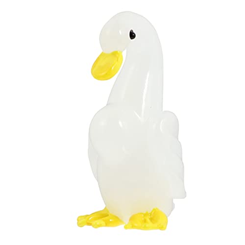 Zerodeko 1Stk Ornamente Vogelfiguren Desktop raumthermometer innen Cupcake-Verzierung einfache Tischdeko bürodeko hochzeitsdeko tortendeko Einschulung -Glasornament Mini-Gans- von Zerodeko