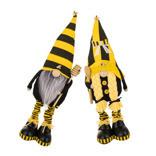 Zerodeko 2 Stück Kreative GNOME-Puppen Mit Bienenmotiv Festliche Zwergendekoration Für Das Wohnzimmer Zerodeko 2 Stück Kreative GNOME-Puppen Mit Bienenmotiv Festliche Zwergendekoration Für Das Wohnzimmer von Zerodeko