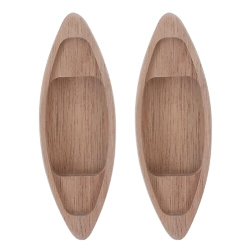 Zerodeko 2Pcs Unvollendetes Holzboot Holzboote Unvollendeter Farbe Kanu Boot Für Zuhause Badezimmer Bürodekor DIY -Handwerk von Zerodeko