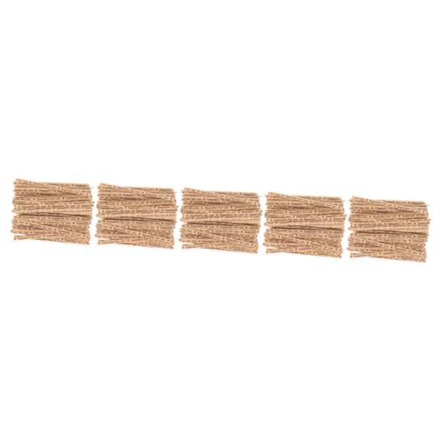 Zerodeko 5 Sätze Krawatte Aus Kraftpapier Bausatz Papiertüten Kekstüten Mit Siegel Plätzchen Froh Wiederverwendbar Behälter Boxen Mit Deckel Alufolienschalen Kordelzug Khaki Eisen 1400pcs*5 von Zerodeko