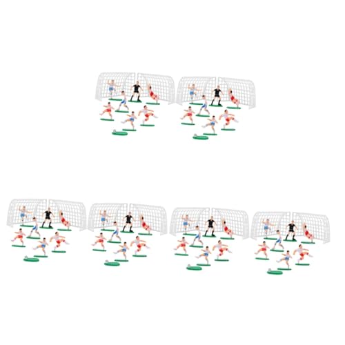 Zerodeko 6 Sets Kuchendekoration Fußbälle Kunststoff Kuchen Dekor Fußball Dekor Für Kuchen Kunststoff Miniatur Fußball Miniatur Fußball Figur Fußball Party Dekorationen Kuchen Dekore von Zerodeko