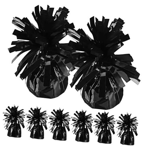 Zerodeko 8 Stück Gewichte Für Hochzeitsballons Ballon-anhänger Ballon Gewichtet Ballongewicht Hochzeitsballon-accessoire Gewichte Für Ballonzubehör Das Haustier Black von Zerodeko