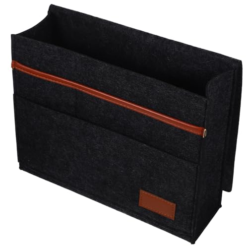 Zerodeko Aufbewahrungsbeutel aus Filz Organizer-Einsatz für Tragetaschen Taschen-Organizer für Etagenbetten Sofa Aufbewahrungstasche Filztasche Aufbewahrungstasche aus Filz Polyester von Zerodeko