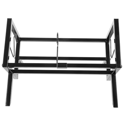 Zerodeko Aufbewahrungsregal für Schallplatten Halter für Albumcover Drehscheibe Frames aufzeichnen Draht Desktop LED vinyl shelf book shelves Büro-Buchstütze Buch Veranstalter Metall Black von Zerodeko