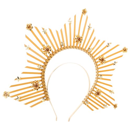 Zerodeko Göttinnen Haarspange Goldene Krone Haarschmuck Für Damen Accessoires Für Partys Hochzeiten Und Verlobungen Leicht Und Bequem Und Elegant Zerodeko Göttinnen Haarspange Goldene Krone Haarschmuck Für Damen Accessoires Für Partys Hochzeiten Und Verlobungen Leicht Und Bequem Und Elegant von Zerodeko