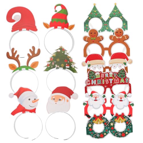 Zerodeko Kreative Weihnachtsbrillen Für Erwachsene Lustige Weihnachtsmützen Und Festliche Brillenrahmen Ideal Für Weihnachtsfeiern Und Foto Requisiten Dekorative Accessoires Für Die von Zerodeko