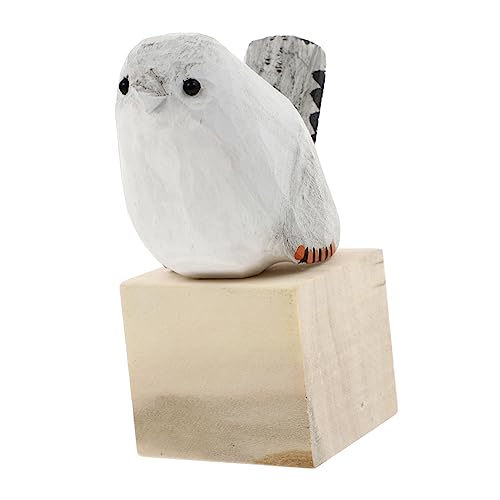 Zerodeko Kreatives Holzvogel Dekorationsstück Exquisites Vogelornament Für Den Tisch Zufällige Farben Perfekte Holzfigur Für Ihr Zuhause Und Als von Zerodeko