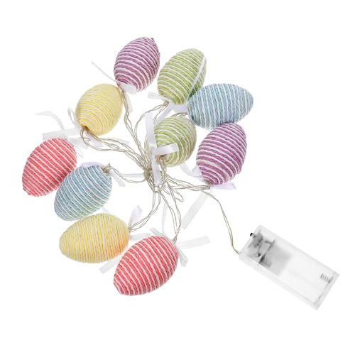 Zerodeko Osterdekoration LED Eier Lichterkette Batteriebetrieben Bunte Lichterkette Für Und Gartendekoration Ideal Für Und Frühlingsfeiern von Zerodeko