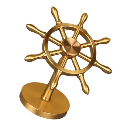 Zerodeko Room Decoration raumdeko Handgefertigt Nautische Dekoration Hauswärmegeschenk Desktop-Marine-Ruderdekor Küsten Desktop mit mediterranem Marine-Ruder-Ornament Messing Golden von Zerodeko