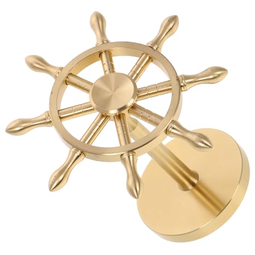 Zerodeko Ruderornamente Aus Messing Mediterrane Tischdekoration Mini-ruder- Dekoratives Schiffsruder Ruder-wohnkultur Ruder Marine-ruder-handwerksdekor Messingdekor Golden von Zerodeko