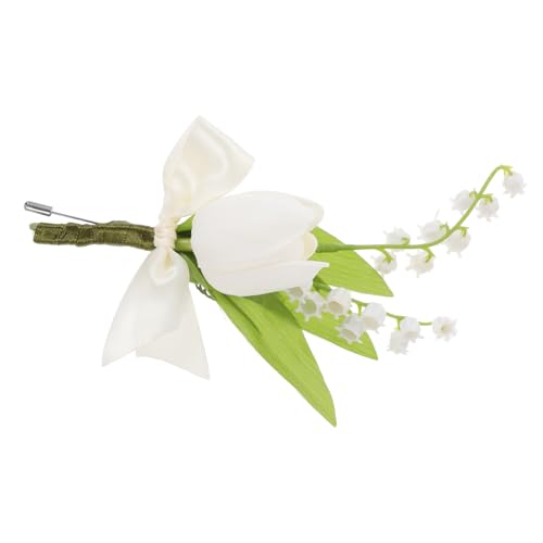 Zerodeko Simulierte Handgelenksblume Braut Corsage Bräutigam-Korsagen hochzeitsdeko hochzeits Dekoration künstliche Blumen Brautkorsagen Ansteckblume für Hochzeitspaare von Zerodeko