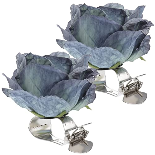 Zerodeko Vorhang Blumen Clips Dekorative Vorhang Raffhalter Mit Blumen Design Moderne Fensterdekoration Für Schlafzimmer Wohnzimmer Und Büro von Zerodeko