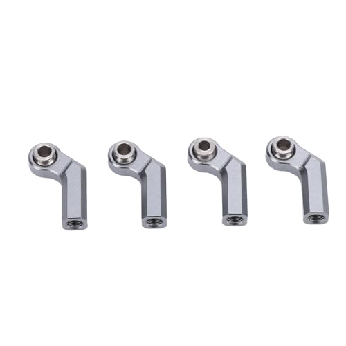 4pcs Metallkugelgelenk Legierung 7,0 Mm Durchmesser M4 Gewinde Hochgenauigkeits Biegung Kugelgelenk für 1/10 Modellige Modellautos von Zerodis