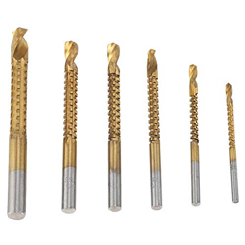 6pcs Holzbearbeitung Lochschneiden Nutbohrer HSS Titanbeschichteter Bohrer Holz Aluminium Kunststoff Holzbearbeitung Lochsägen Lochsäge 3mm 4mm 5mm 6mm 6.5mm 8mm von Zerodis