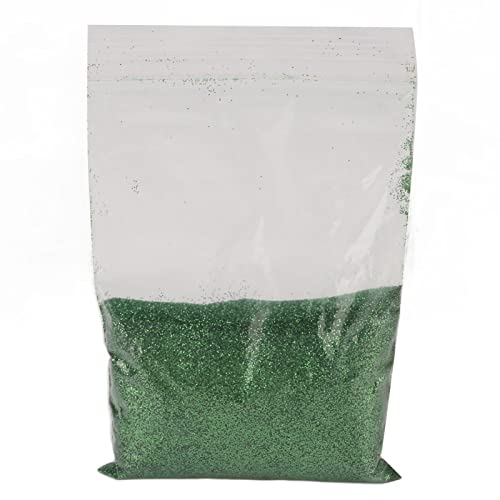 Wunderschöner Extrafeiner Glitzer, 50 G, Glänzender, Auffälliger Nagel-Make-up-Bastelglitzer für das Gesicht (GREEN) von Zerodis