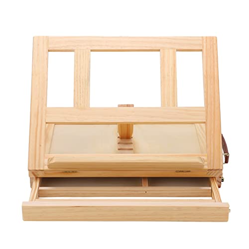 Zerodis Einstellbare Tabletop -Staffelei Kiefer Holz Multi Zweck Faltbare Malständer für Künstler Zerodis Einstellbare Tabletop -Staffelei Kiefer Holz Multi Zweck Faltbare Malständer für Künstler von Zerodis