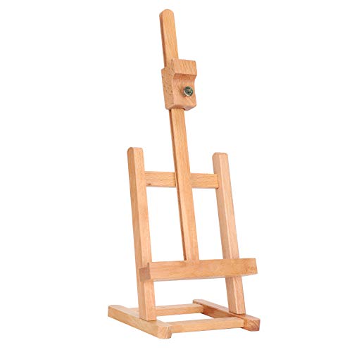 Zerodis Holz Staffelei, Kleine Künstler Verstellbare Buche Desktop Malerei Display Halter Tisch Staffelei für Kinder Künstler Erwachsene Studenten Klassenzimmer von Zerodis