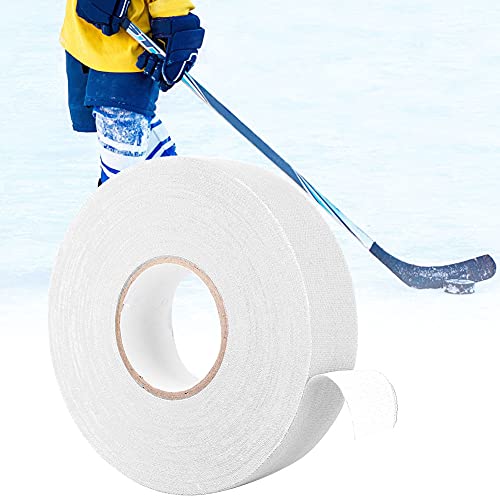 Zerodis Sportsicherheit Hockey-Stickbänder Schweißabsorption Anti-Skid für Schläger Rot 2,5 X 2500 Cm Geeignet (WHITE) von Zerodis