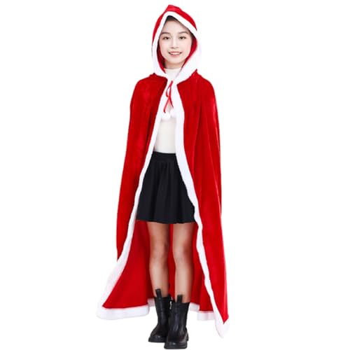 Urlaubskrape für Frauen - Weihnachtskapuzenkleid mit weichem Samtstoff | Weihnachtsmannkostüm für Halloween Cosplay, festliche Outfits Idee für Männer für Mädchen, Sais Outfit, M, Se référer au Urlaubskrape für Frauen - Weihnachtskapuzenkleid mit weichem Samtstoff | Weihnachtsmannkostüm für Halloween Cosplay, festliche Outfits Idee für Männer für Mädchen, Sais Outfit, M, Se référer au von Zestivra