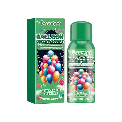 Ballon-Glanz-Spray für Luftballons, hochglänzend für Latex-Luftballons – Ballon-Glanz-Spray für eleganten Glanz, sofortiger Glanz, elegantes Finish, Aufhellerspray 100 ml von Zestvria