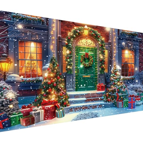 Zfseyuh 1 Stück Diamond Painting Weihnachten Set,70 * 40 cm Diamond Painting Erwachsene,DIY Diamant Painting Bilder Decoration für Home Wall Décor,Kristall Strass Kreuzstich Malerei von Zfseyuh