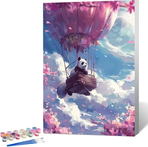 Blume Malen Nach Zahlen Tier Malen Nach Zahlen Erwachsene Rahmenlos Paint by Numbers Kit, DIY Malen Nach Zahlen Kinder mit Pinseln und Acrylfarben, für Geschenke und Heimdekoration 100x135 cm 0-5 von Zgcoyeo