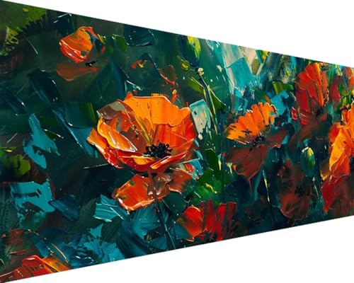 Diamond Painting Baum Diamond Painting Bilder Kinder, Blume Diamond Painting Erwachsene Groß XXL 100x200cm, 5D Quadrat Diamond Art Stickerei Kreuzstich Basteln, Wandzimmer Deko Schlafzimmer 6-Q-F von Zgcoyeo