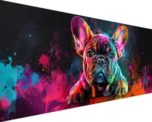 Diamond Painting Tier Diamond Painting Bilder Kinder, Hund Diamond Painting Erwachsene Groß XXL 100x200cm, 5D Quadrat Diamond Art Stickerei Kreuzstich Basteln, Wandzimmer Deko Schlafzimmer E-9-A von Zgcoyeo