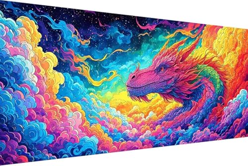 Malen Nach Zahlen Erwachsene Sternenhimmel Malen Nach Zahlen Klein 30x60cm Drachen Malen Nach Zahlen Kinder, Paint by Numbers Adult mit Pinseln und Acrylfarben Bastelset Geschenke Home Deko -wJ38 von Zgcoyeo