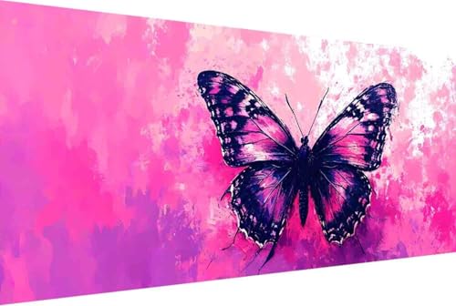 Schmetterling Malen Nach Zahlen Tier Malen Nach Zahlen Erwachsene Rahmenlos Paint by Numbers, mit Pinseln und Acrylfarben Leinwand Kits Paint by Numbers Adult Home Haus Deko Geschenke 100x200cm -28k3 von Zgcoyeo