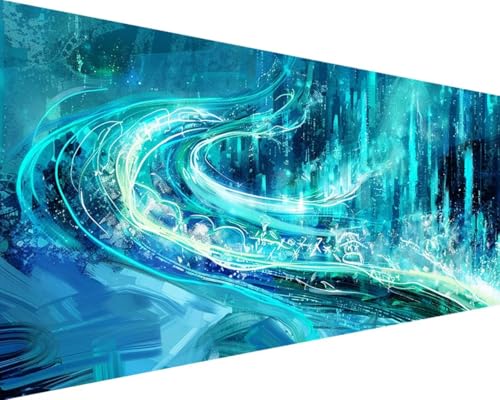 Stadtarchitektur Diamond Painting Set, 5D Diamond Painting Landschaft Daiments Painting Erwachsene Groß 100x200cm, Quadrat Diamond Art Painting Kinder Stickerei Kreuzstich Wand Zimmer Deko 2-Z-2 von Zgcoyeo