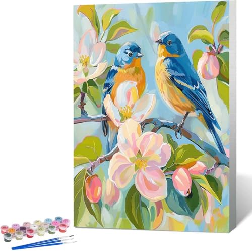 Tier Malen Nach Zahlen Blume Malen Nach Zahlen Erwachsene Rahmenlos Paint by Numbers Kit, DIY Malen Nach Zahlen Kinder mit Pinseln und Acrylfarben, für Geschenke und Heimdekoration 100x135 cm 9-L von Zgcoyeo