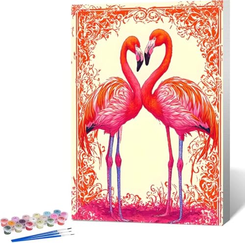 Tier Malen Nach Zahlen Vogel Malen Nach Zahlen Erwachsene Rahmenlos Paint by Numbers Kit, DIY Malen Nach Zahlen Kinder mit Pinseln und Acrylfarben Painting, Geschenke und Heimdekoration 50x65 cm U-7 von Zgcoyeo