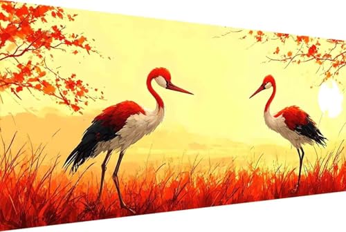 Vogel Malen Nach Zahlen Tier Malen Nach Zahlen Erwachsene Rahmenlos Paint by Numbers, mit Pinseln und Acrylfarben Leinwand Kits Paint by Numbers Adult für Geschenke und Home Haus Deko 100x200cm -4r8 von Zgcoyeo