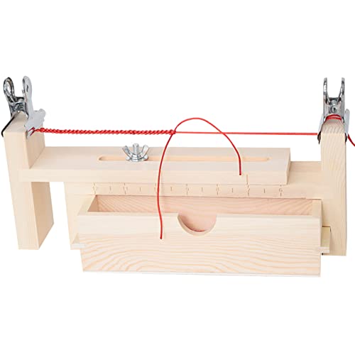 Zgehnao Gewebtes Holzwerkzeug-Set, Paracord-Webwerkzeuge, verstellbare Länge, für Schmuckherstellung, Anfänger von Zgehnao