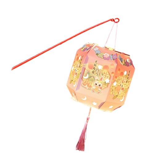 Zgehnao Hängende Dekorationen, Festival-Handarbeitssets für traditionelle chinesische Lampen, Kinder, Blumenlicht-Dekoration mit Zubehör, Heimdekoration von Zgehnao