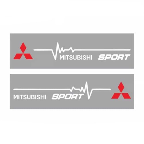 ZhBFJtBD Auto Aufkleber für Mitsubishi ASX Lancer 9 10s, Auto Karosserie Buchstaben Emblem Auto Body Aufkleber Abzeichen Sticker Logo Dekoration Autozubehör A von ZhBFJtBD