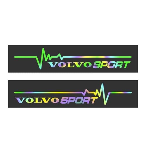 ZhBFJtBD Auto Aufkleber für Volvo XC90 XC60 V50 S60 V70 V60 V40 S90 Auto Karosserie Buchstaben Emblem Auto Body Aufkleber Abzeichen Sticker Logo Dekoration Autozubehör B von ZhBFJtBD