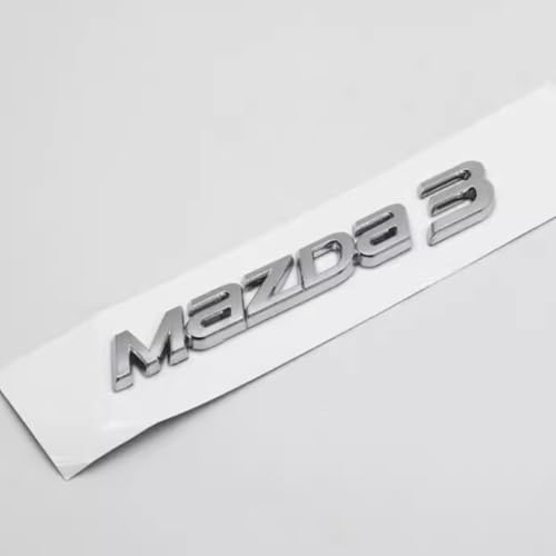 ZhBFJtBD Auto Emblem Aufkleber für Mazda 2 3 5 6 MX5 MX30 CX30 CX5 CX50 Auto Karosserie Buchstaben Emblem Auto Body Aufkleber Abzeichen Sticker Logo Dekoration Autozubehör von ZhBFJtBD