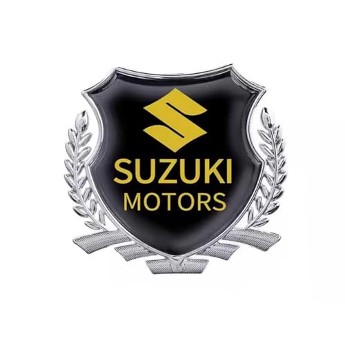 ZhBFJtBD Auto Emblem Aufkleber für Suzuki Jimny SX4 S-Cross S-Cross Swift Vitara Ignis Auto Karosserie Buchstaben Emblem Auto Body Aufkleber Abzeichen Sticker Logo Dekoration Autozubehör B von ZhBFJtBD