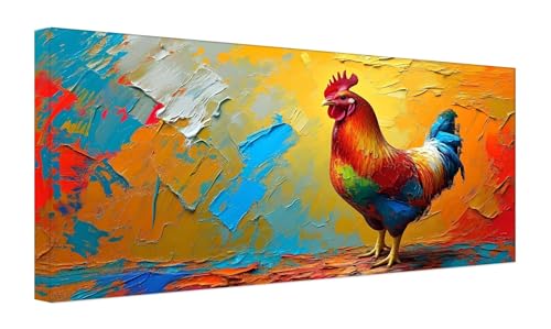 Abstrakter Schwanz Malen Nach Zahlen Erwachsene, DIY Vorgedruckte Leinen Leinwand Kinder Ölgemälde Set, Home Haus Dekorieren Geschenk mit 3 Pinsel und Acrylpigment, 70x140cm (Ohne Rahmen) Z-51 von Zhlpjecc