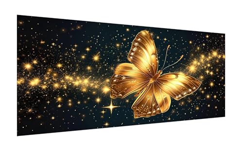 Diamond Painting Set 80x160cm, DIY Traum Diamond Painting Eckige Steine Strass Cross Stickerei Kunst Kits, Diamond Painting Zubehör Set Basteln Erwachsene,Geschenk Diamond Painting Schmetterling Z-307 von Zhlpjecc