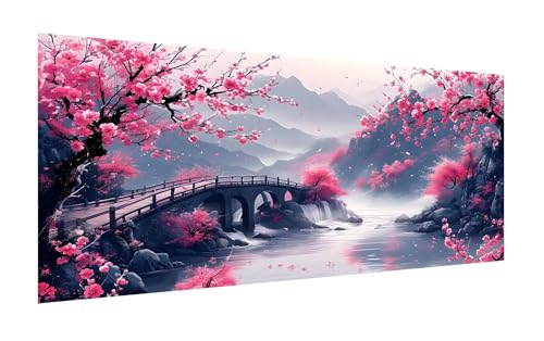 Diamond Painting XXL 200x100cm, DIY Japan Diamant Painting Bilder, 5D Szene Diamond Painting Set, Diamant Kristall Strass Kreuzstich Painting, Diamond Painting Erwachsene, Wand Deko Wohnzimmer Z-869 von Zhlpjecc