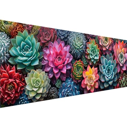 Diamond Painting Farbe Diamant Painting Bilder Blume Diamond Painting Erwachsene Bastelset, 5D Diamond Art Malerei Kinder DIY Mosaikherstellung Stickerei Set für Deko Schlafzimmer, 100x300cm y-36 von Zhngshlg